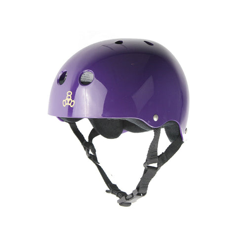 Triple 8 Skate Helmet SS Purple Gloss - Da Klinic Online | Skate Specialists