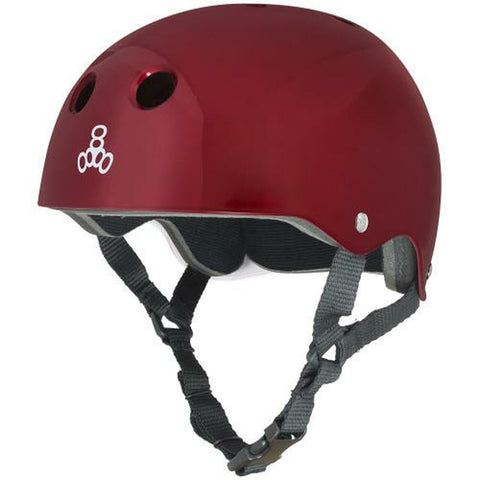 Triple 8 Skate Helmet SS Red Metallic - Da Klinic Online | Skate Specialists