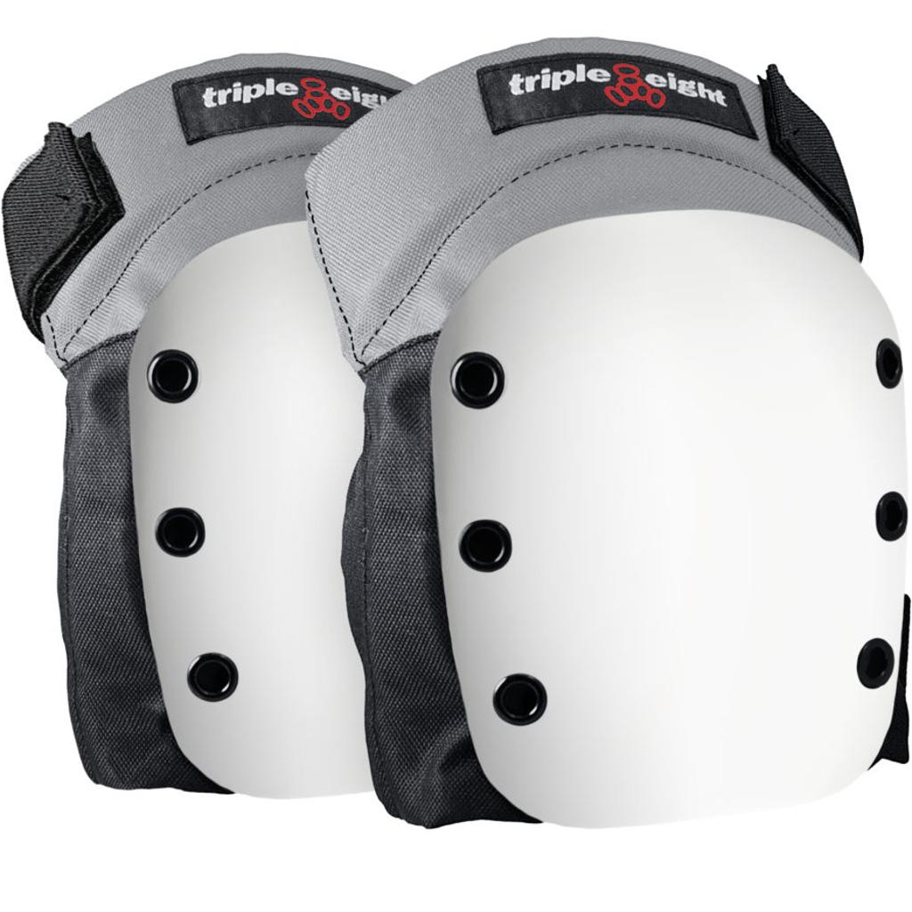 Triple 8 Street Knee Pads w/ White Caps - Da Klinic Online | Skate Specialists
