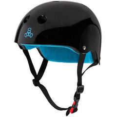 Triple 8 THE Certified Helmet SS Black Gloss - Da Klinic Online | Skate Specialists