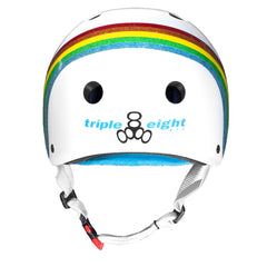 Triple 8 THE Certified Helmet SS Rainbow Sparkle White Limited Edition - Da Klinic Online | Skate Specialists