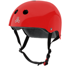 Triple 8 THE Certified Helmet SS Red Gloss - Da Klinic Online | Skate Specialists