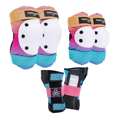 Triple 8 Tri Pack Padding Set Saver Series Sunset Junior