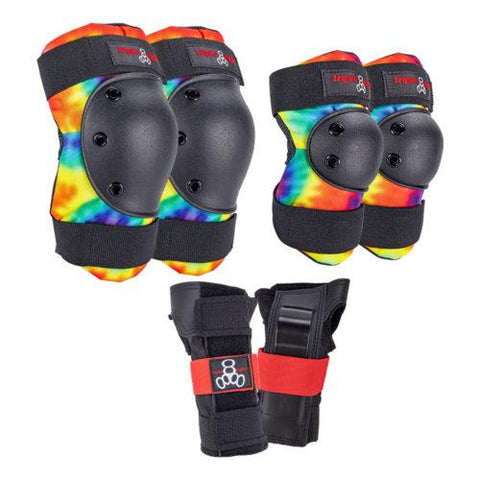 Triple 8 Tri Pack Padding Set Saver Tie Dye