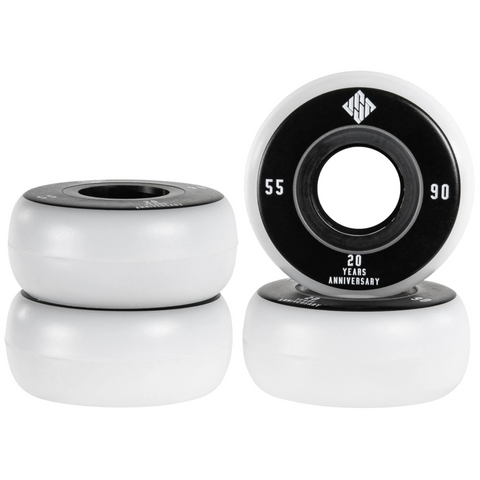 USD Team Inline Skate Wheel 55mm 90a 4 Pack