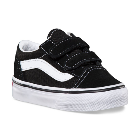 Vans Old Skool V Toddler Shoe Black - Da Klinic Online | Skate Specialists
