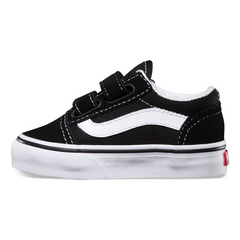 Vans Old Skool V Toddler Shoe Black - Da Klinic Online | Skate Specialists