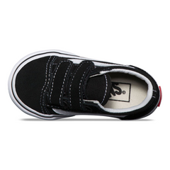 Vans Old Skool V Toddler Shoe Black - Da Klinic Online | Skate Specialists