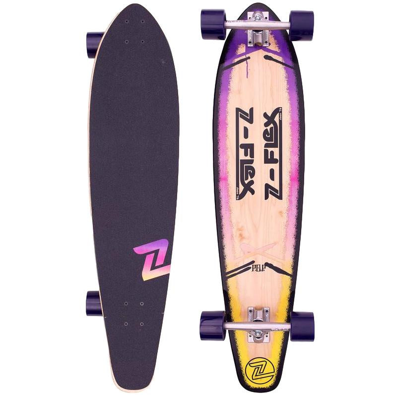 Z-Flex P.O.P Purple/Fade Complete Longboard