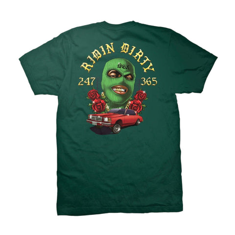 DGK Ridin' Dirty T-Shirt Forest Green