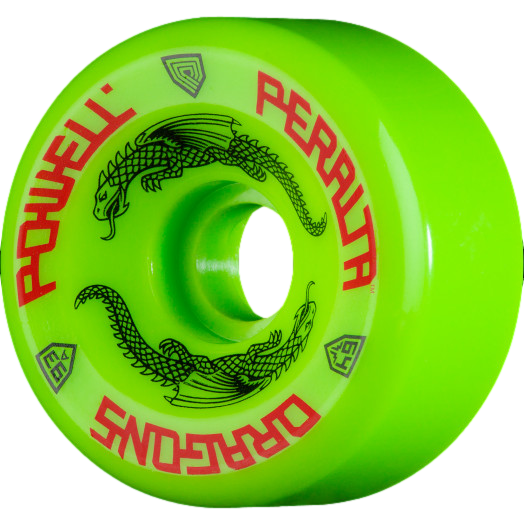 Powell Peralta Dragons G-Bones Skateboard Wheels 64mm / 93a Green