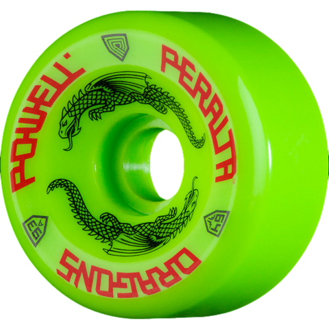 Powell Peralta Dragons G-Bones Skateboard Wheels 64mm / 93a Green