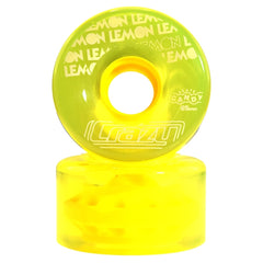 Crazy Skate Candy Outdoor Wheels 4 pack 65mm / 78a Lemon Yellow