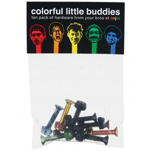 Enjoi Colourful Little Buddies Hardware 1"