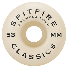 Spitfire Formula Four Classic Orange 97a 53mm Skateboard Wheels