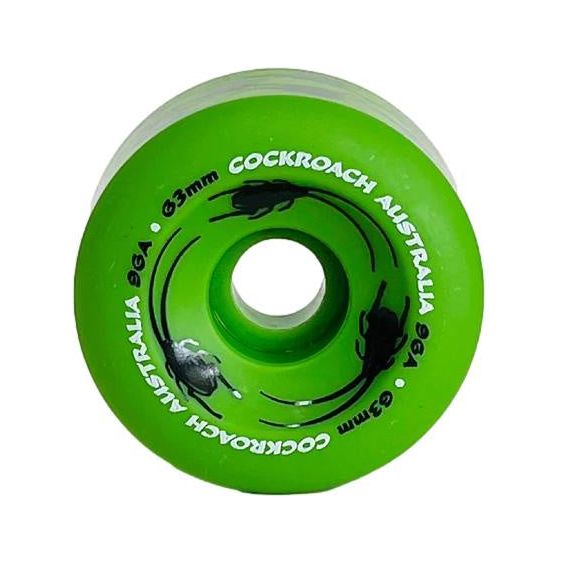 Cockroach Wheels Original Shape Green 63mm 96A Skateboard Wheels Da