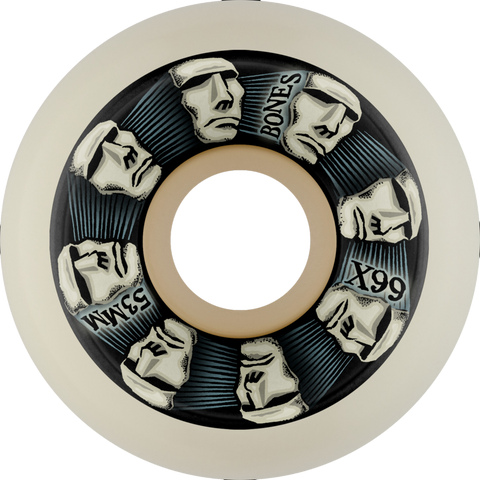 Bones Head Rush 53mm V5 X-Formula 99A Wheels