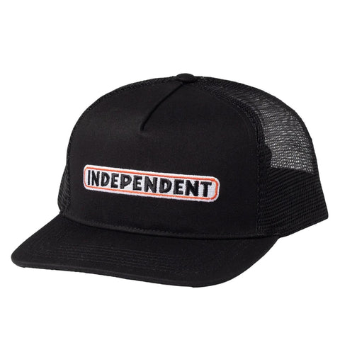 Independent Bar Trucker Cap Black