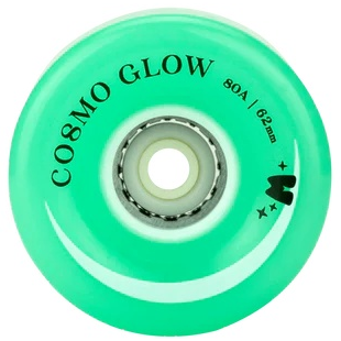 Moxi Cosmo Glow Rollerskate Wheels 62mm 80a 4 Pack