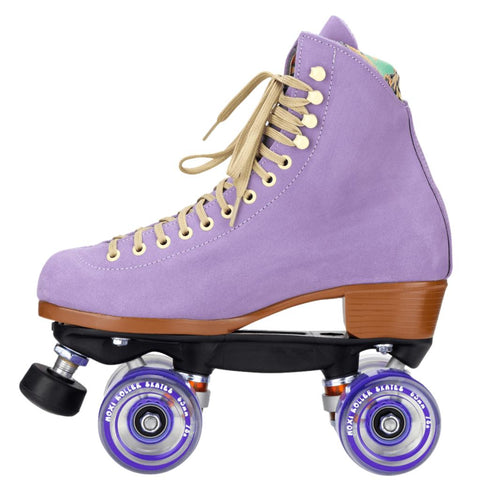 Moxi Lolly Suede Roller Skate Lilac (w Nylon Thrust Plate)