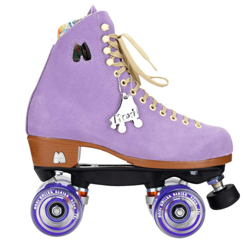 Moxi Lolly Suede Roller Skate Lilac (w Nylon Thrust Plate)