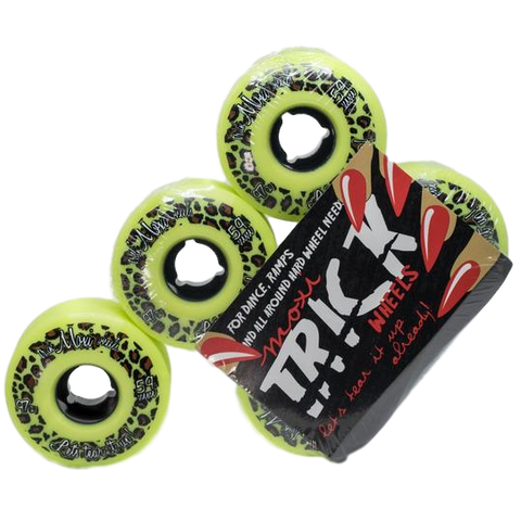 Moxi Trick Wheels 59mm 97a Green 4 Pack