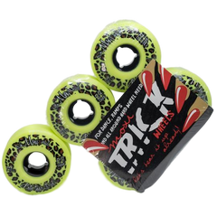 Moxi Trick Wheels 59mm 97a Green 4 Pack