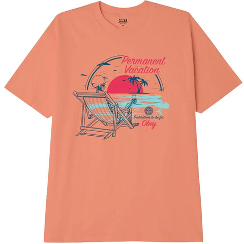 Obey Permanent Vacation Tee Citrus