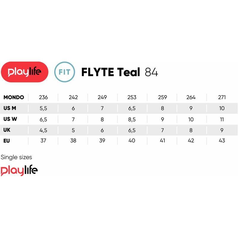 PlayLife Flyte Teal 84 Inline Skates