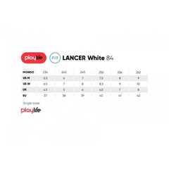 PlayLife Lancer White 84 Inline Skates
