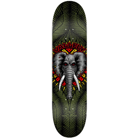 Powell Peralta Vallely Elephant Olive Skateboard Deck 8.25"