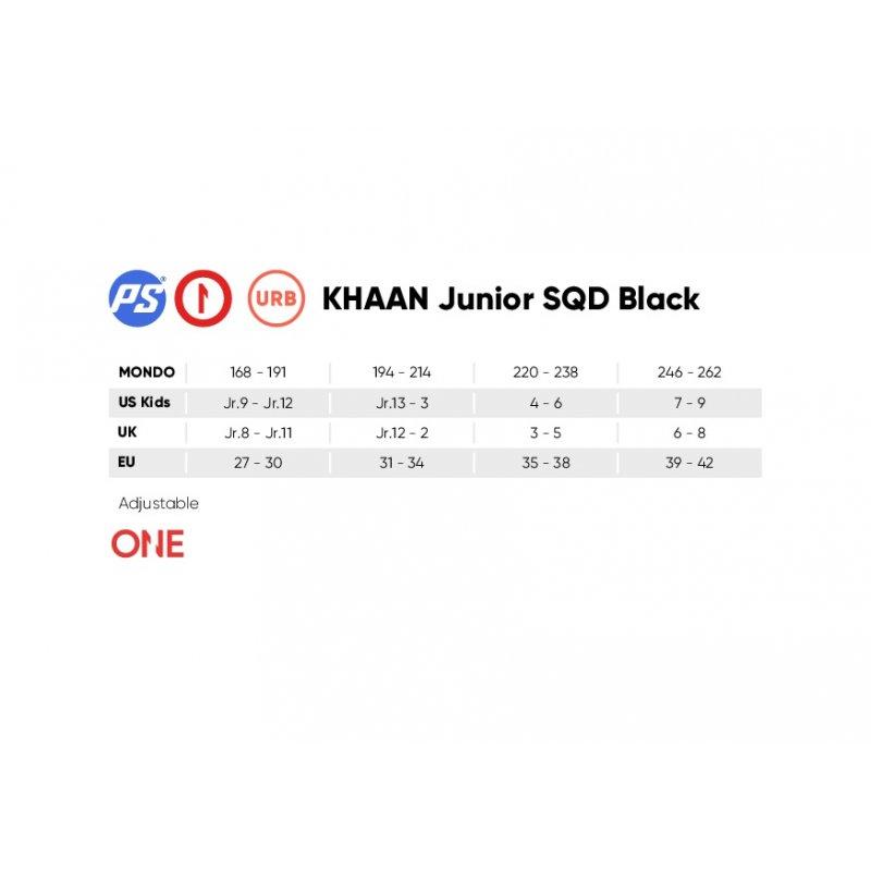 Powerslide Khaan Junior SQD Black Inline Skates