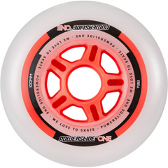 Powerslide One 100mm 85a Inline Skate Wheels Red 4 Pack