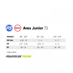Powerslide Reign Ares Junior Adjustable Hockey Inline Skates