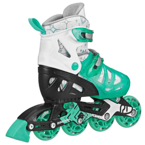 RDS Tracer Mint / White Girls Adjustable Inline Skates
