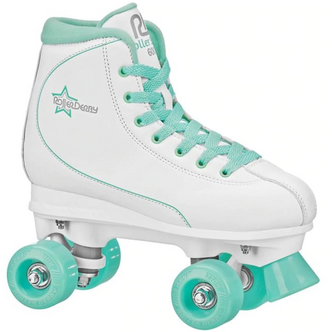 RDS Roller Star 600 Womens White Mint Roller Skates