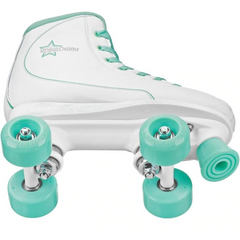 RDS Roller Star 600 Womens White Mint Roller Skates