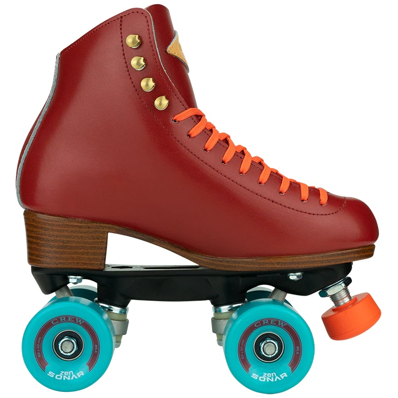Riedell Crew Roller Skates Crimson