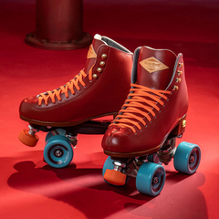 Riedell Crew Roller Skates Crimson