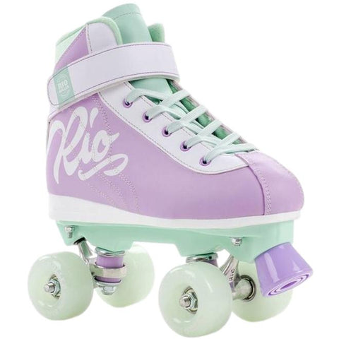 Rio Milkshake Mint Berry Roller Skates (Purple/Grn)