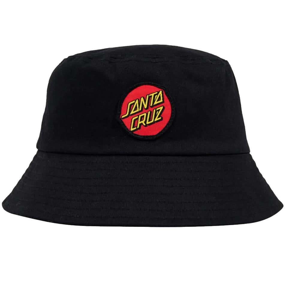 Santa Cruz Classic Dot Bucket Hat Black