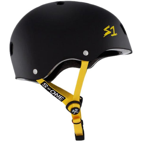 S-One Lifer Black Matte / Yellow Helmet