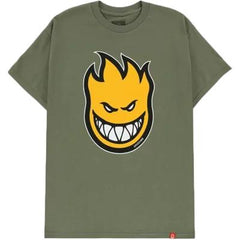 Spitfire Bighead Fill T-Shirt Green / Yellow