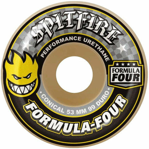 Spitfire Formula Four Skateboard Wheels 99a / 54mm