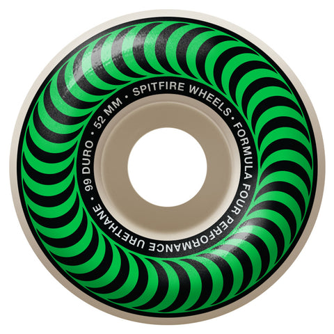 Spitfire Formula Four Classic Green Wheels 101 Duro 52mm