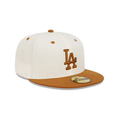 New Era 59Fifty Los Angeles Dodgers Fitted Cap Peanut Butter