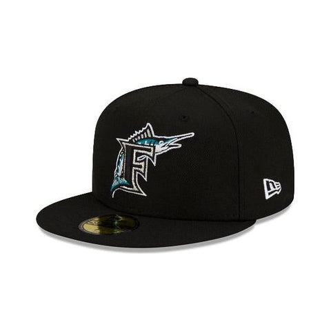 New Era 59FIFTY Florida Marlins Fitted Cap Black
