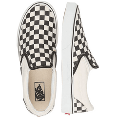 Vans Classic Slip-On Black/White/Checkerboard