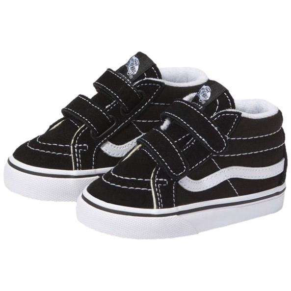 Vans Sk8-Mid Re-Issue Toddler Shoe Black / White