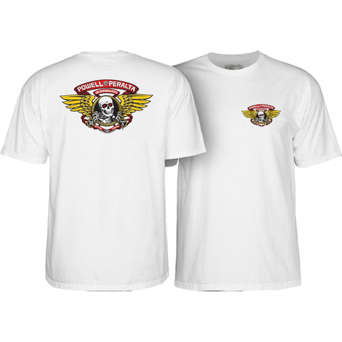 Powell Peralta Winged Ripper Tee White